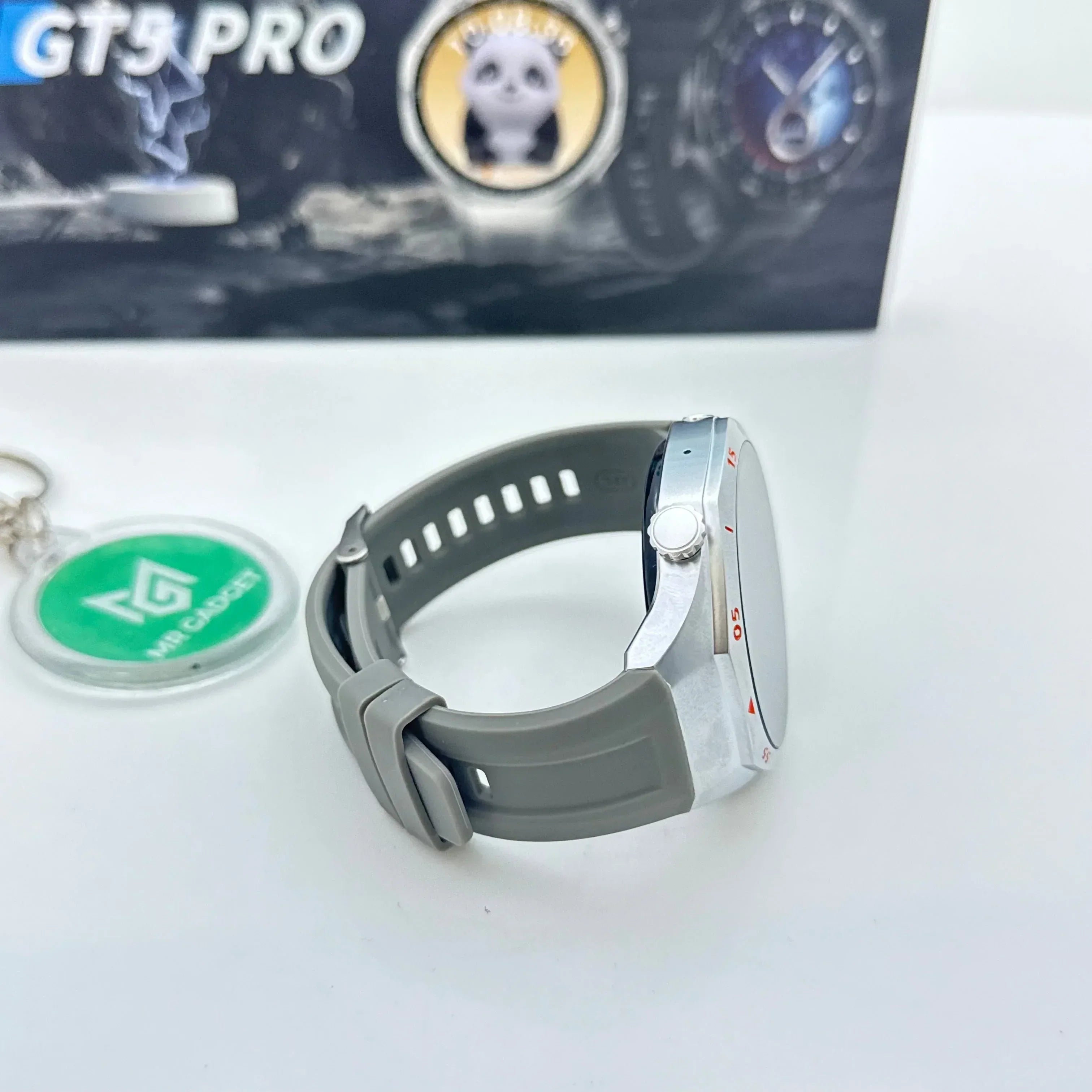 Laxasfit Watch GT5 Pro 46mm Smartwatch, Sharp-Edged Design, upto14 Days Battery Life, Pro-level Sports Watch, iOS & Android Compatible