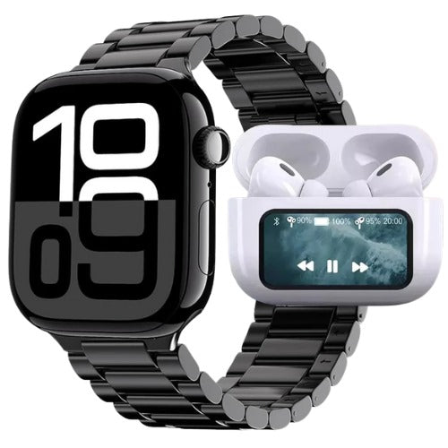 MEGA NEW YEAR OFFER  X SAMERT WATCH  WITH LED AIRPODS PRO 2