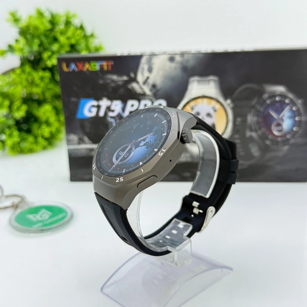 Laxasfit Watch GT5 Pro 46mm Smartwatch, Sharp-Edged Design, upto14 Days Battery Life, Pro-level Sports Watch, iOS & Android Compatible