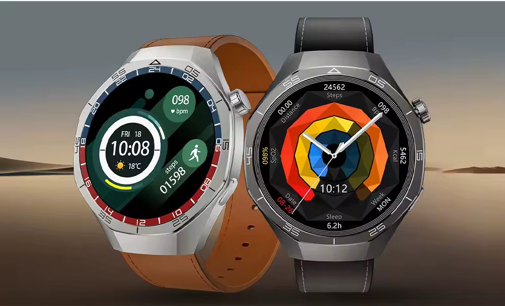Original SK40 Smart Watch Men AMOLED HD Screen NFC Bluetooth Call Watch GPS Tracking Heart Rate Compass For FXINRISE SmartWatch